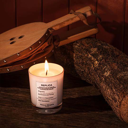 REPLICA Candle Holder and By the Fireplace Scented Candle Set by Maison Margiela