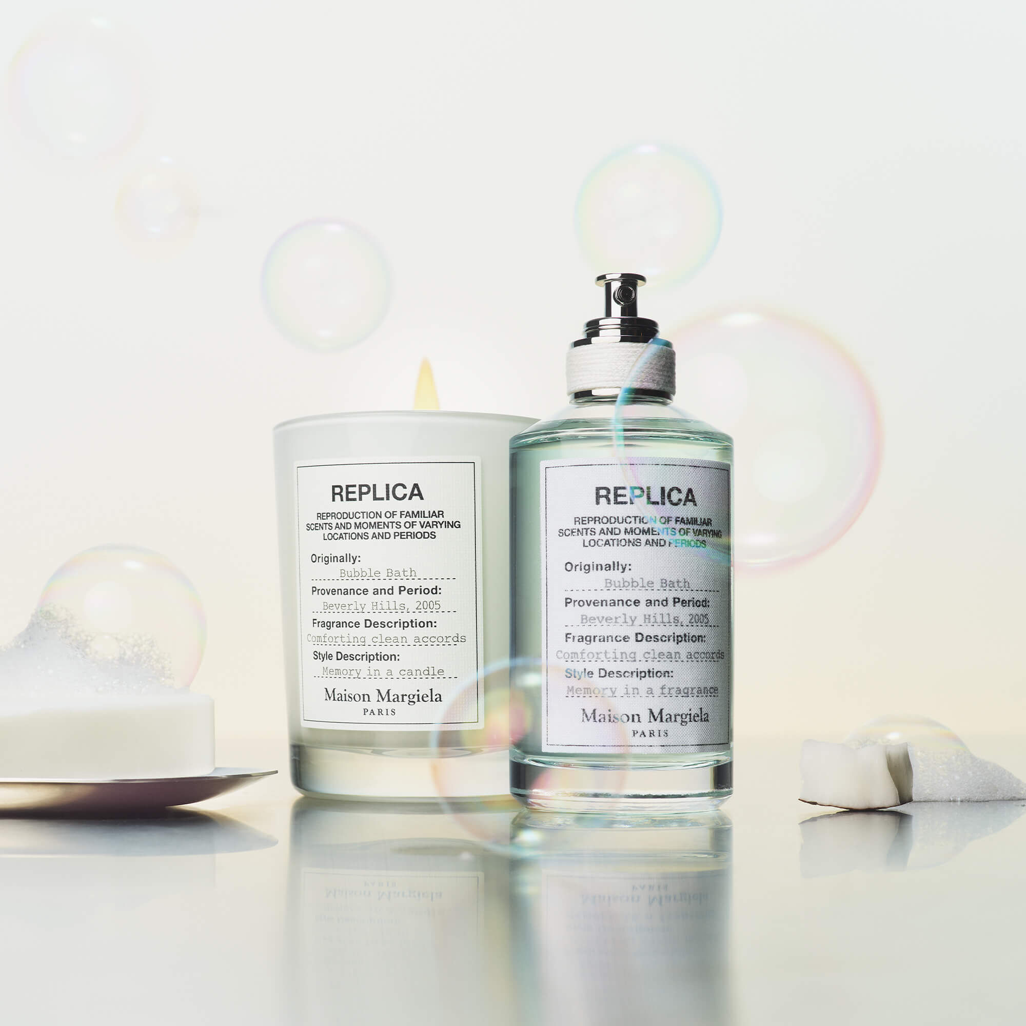 REPLICA Bubble Bath Scented Candle