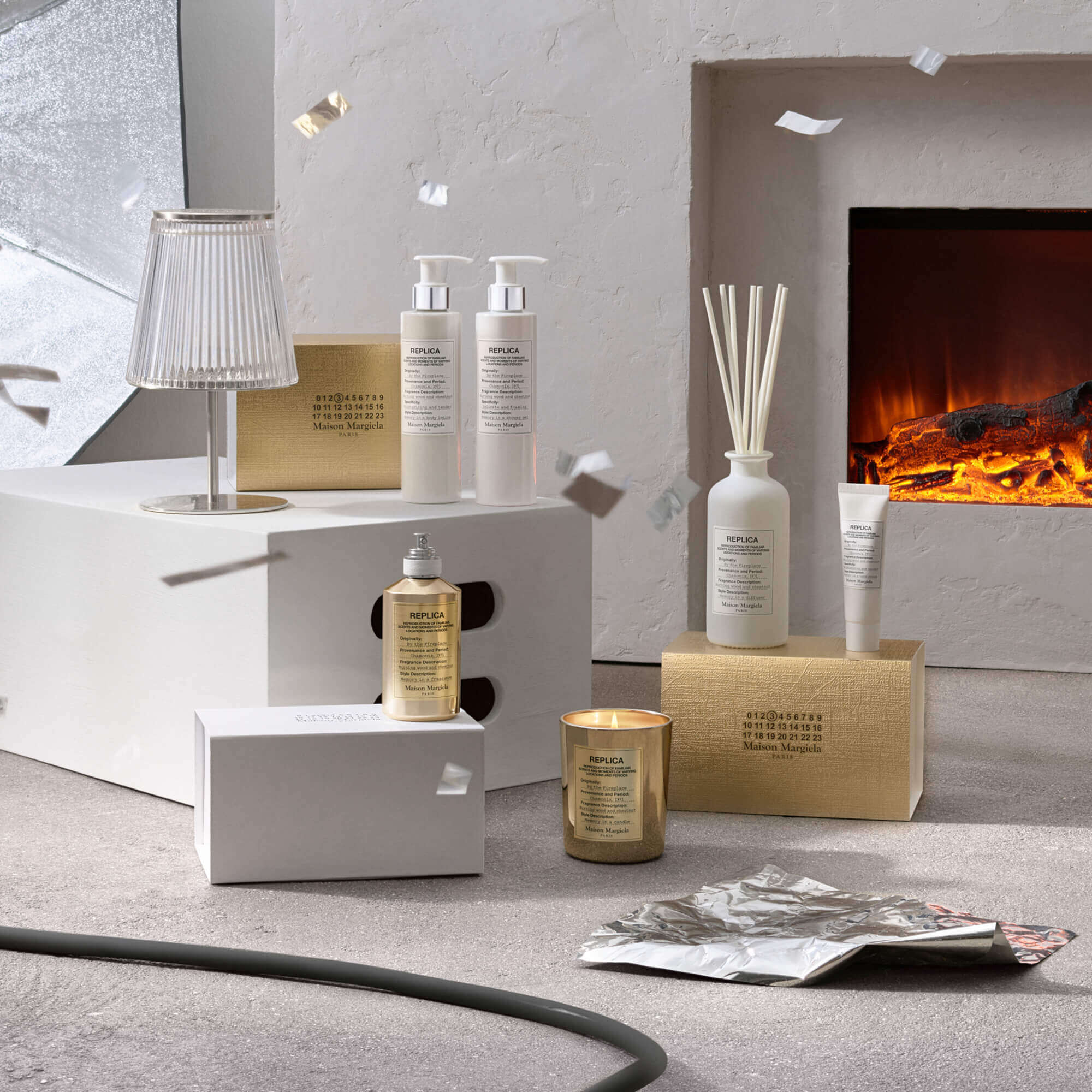 REPLICA CANDLE by the fireplace 165g limited edition