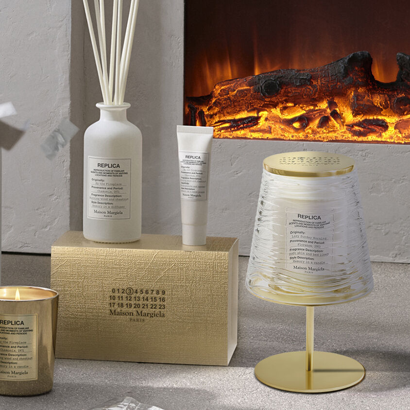 REPLICA Golden Candle Holder