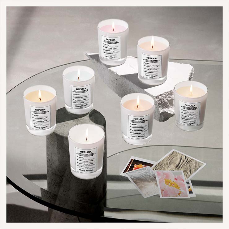 REPLICA Candle Holder and By the Fireplace Scented Candle Set by Maison Margiela